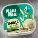 Aldi Plant Menu Vanilla Ice Cream